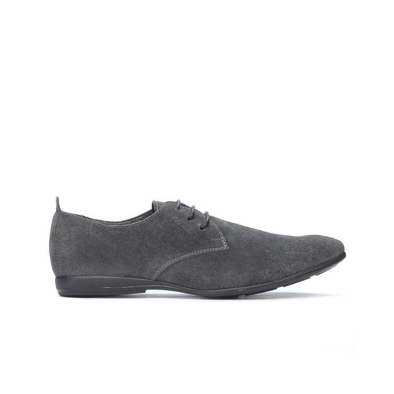 Herren Freizeitschuhe 794 Anthrazit Velours