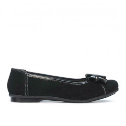 Kinderschuhe 129 schwarz Velours
