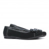 Kinderschuhe 129 schwarz Velours