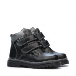 Kleine Kinderschuhe 37c schwarz+silber