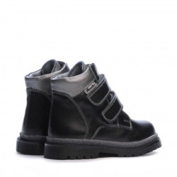 Kleine Kinderschuhe 37c schwarz+silber