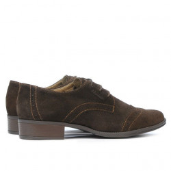 Damen-Casual-Schuhe 691 Kaffee Velours