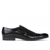 Elegante Schuhe 796m schwarz lack kombiniert