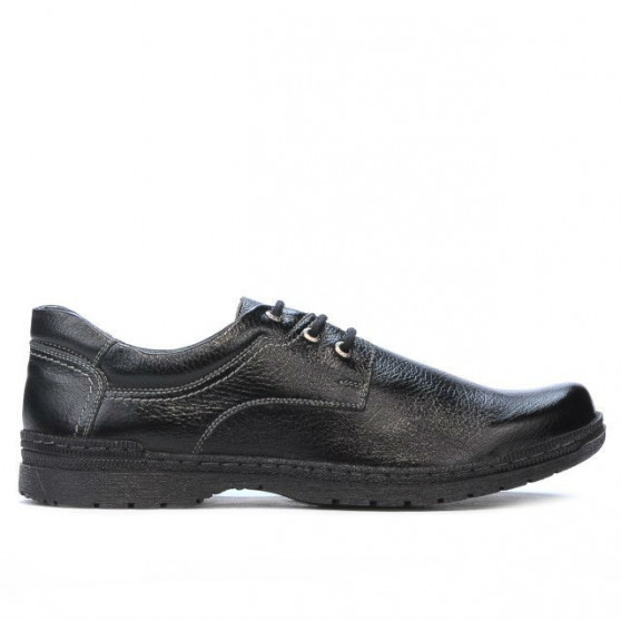 Herren Casual / Elegante Schuhe 752 schwarzes Leder Herren Casual / Elegante Schuhe 752 schwarzes Leder