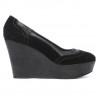Damen Freizeitschuhe 630 schwarz Velours