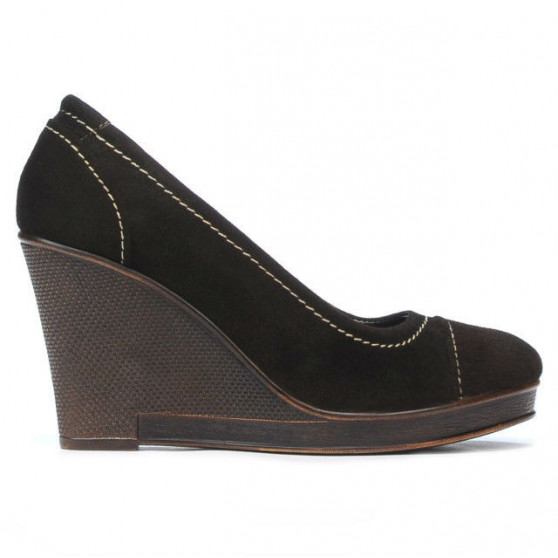 Damen Freizeitschuhe 177 Kaffee Veloursleder Damen Freizeitschuhe 177 Kaffee Veloursleder