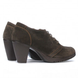 Damen Freizeitschuhe 167 kaffeefarbener Velours