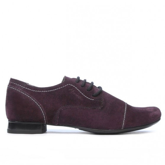 Damen Freizeitschuhe 180 lila Veloursleder Damen Freizeitschuhe 180 lila Veloursleder