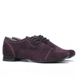 Damen Freizeitschuhe 180 lila Veloursleder