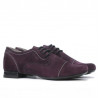 Damen Freizeitschuhe 180 lila Veloursleder
