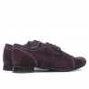 Damen Freizeitschuhe 180 lila Veloursleder