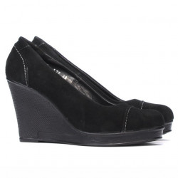 Damen Freizeitschuhe 177 Schwarz Velours