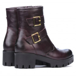 Damenstiefeletten 3312 Bordeaux