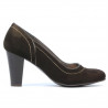 Elegante Damenschuhe 1205 Kaffee Antilope
