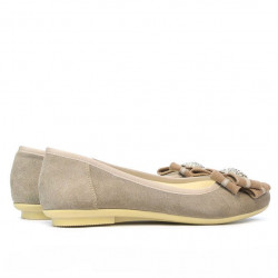 Damen-Ballerinas 181 Sand Velours