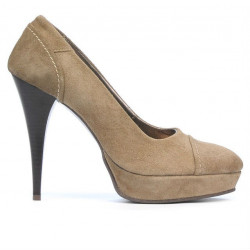 Elegante Damenschuhe 1082 Sandfarbe