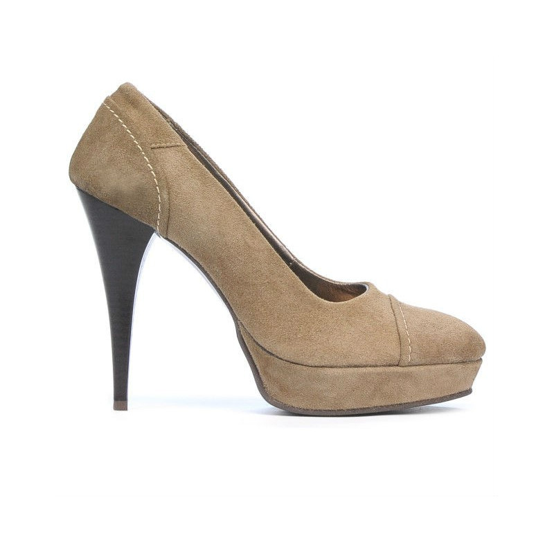 Elegante Damenschuhe 1082 Sandfarbe