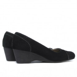 Damen Freizeitschuhe 193 schwarz Veloursleder