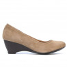Damen Freizeitschuhe 152-1 Velours Cappuccino