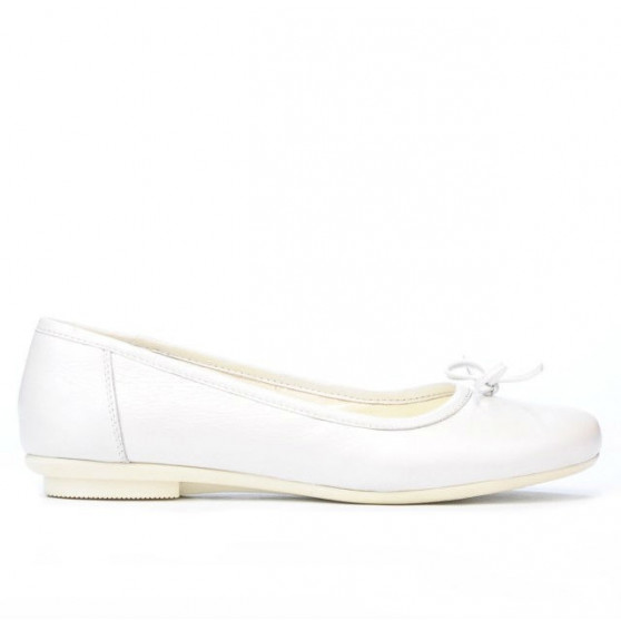 Damen-Ballerinas 184 perlmuttweiß