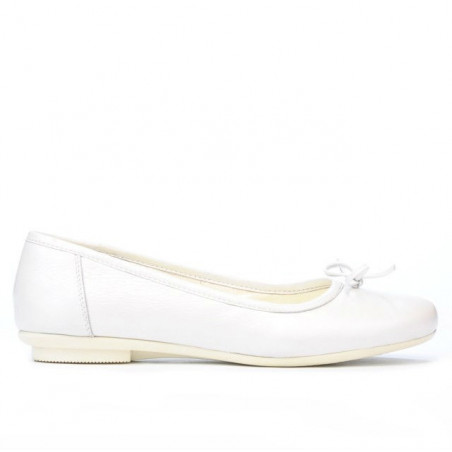 Damen-Ballerinas 184 perlmuttweiß