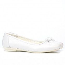 Damen-Ballerinas 184 perlmuttweiß