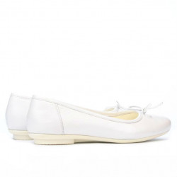 Damen-Ballerinas 184 perlmuttweiß