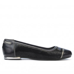 Damenschuhe Ballerinas 632 Schwarz kombiniert
