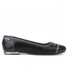 Damenschuhe Ballerinas 632 Schwarz kombiniert