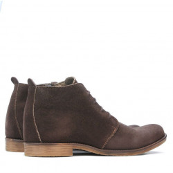 Herrenschuhe 412 Kaffee Velours