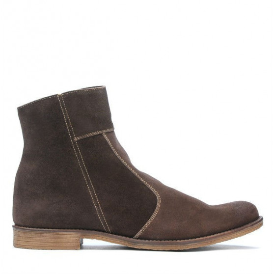 Herrenstiefel 413 Kaffee Veloursleder Herrenstiefel 413 Kaffee Veloursleder