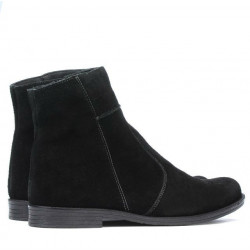 Herrenschuhe 413 schwarz Velours