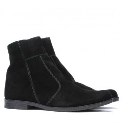 Herrenschuhe 413 schwarz Velours