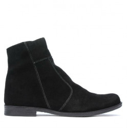 Herrenschuhe 413 schwarz Velours