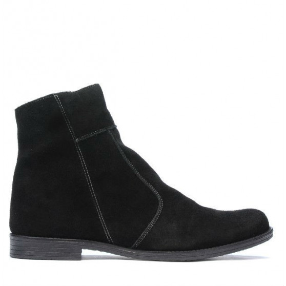 Herrenschuhe 413 schwarz Velours Herrenschuhe 413 schwarz Velours