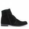 Herrenschuhe 413 schwarz Velours