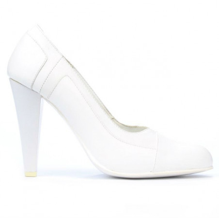 Elegante Damenschuhe 1090 weiß