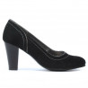 Elegante Damenschuhe 1205 Schwarz Antilope