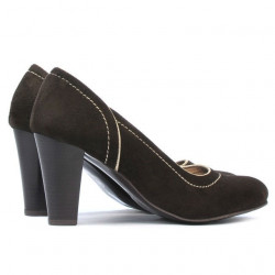 Elegante Damenschuhe 1205 braun antilope
