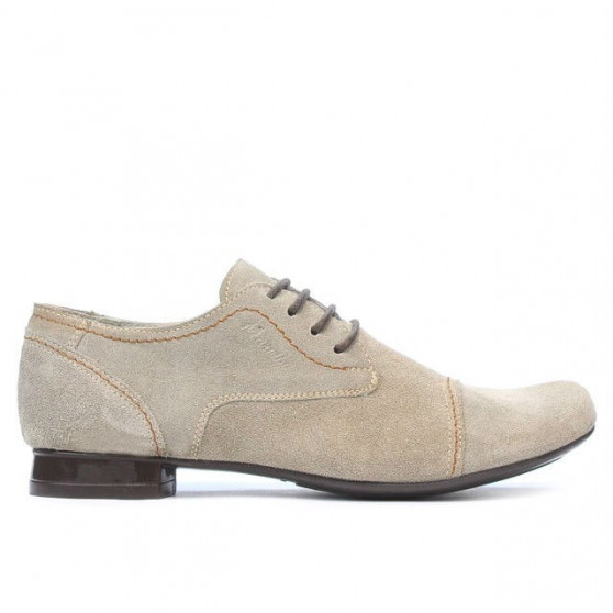 Damen Casual Schuhe 180 Sand Veloursleder Damen Casual Schuhe 180 Sand Veloursleder