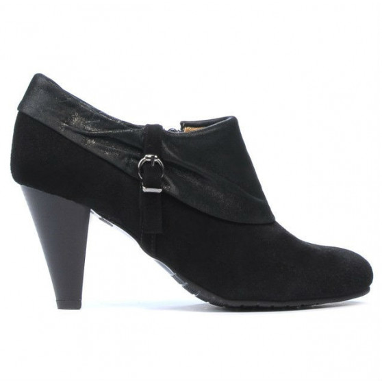 Elegante Damenschuhe 1089 schwarz Antilope kombiniert Elegante Damenschuhe 1089 schwarz Antilope kombiniert