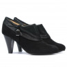 Elegante Damenschuhe 1089 schwarz Antilope kombiniert