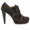 Elegante Damenschuhe 1091 braun Antilope