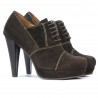 Elegante Damenschuhe 1091 braun Antilope