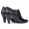Elegante Damenschuhe 1089 Schwarz kombiniert
