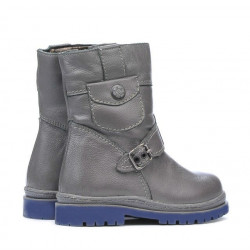 Graue Kleinkindstiefel 22c