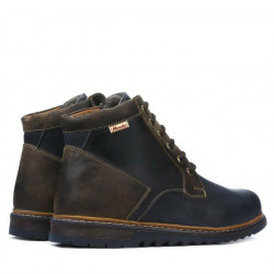 Herrenschuhe 497 Tuxon Indigo+Braun