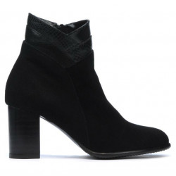 Damenstiefel 1167 schwarz Antilope