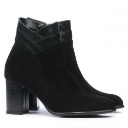 Damenstiefel 1167 schwarz Antilope