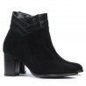 Damenstiefel 1167 schwarz Antilope